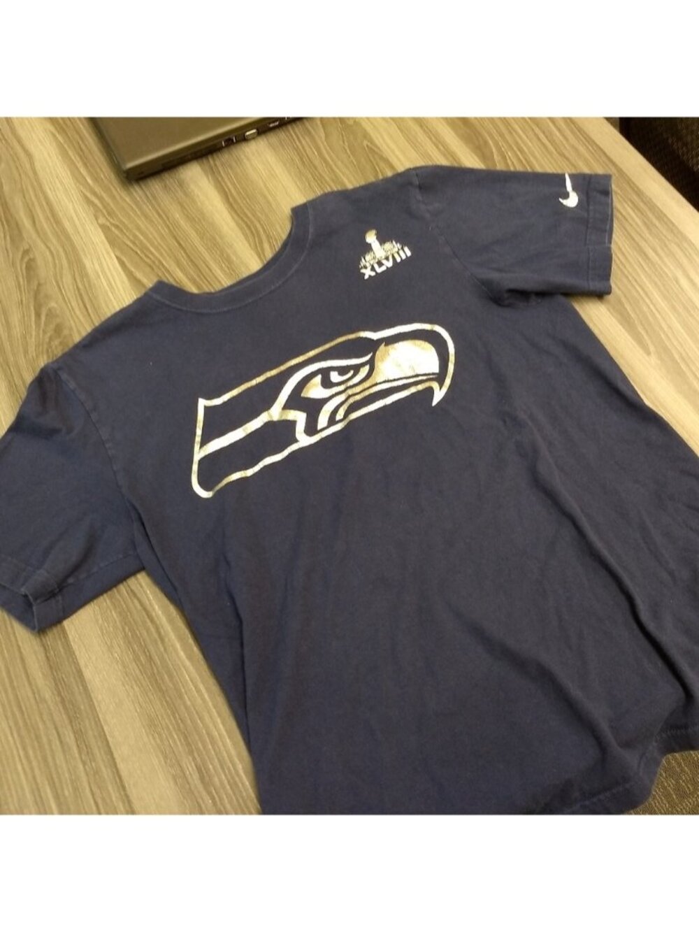 SEATTLE SEAHAWKS LOGO T-SHIRT - SUPERBOWL 48 NIKE